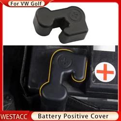 ABS Car Battery Positive Electrode Pole Terminal Protective Cover for Volkswagen VW Golf 7 MK7 7.5 MK7.5 2013-2019 Accessories