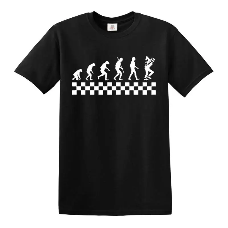 

Футболка Ska Evolution Of Madness, специальные предложения, 2-цветная подарочная футболка в стиле Ямайки Джаза