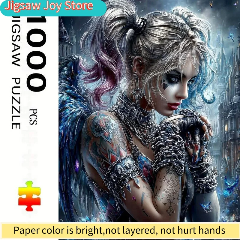 

Пазл для взрослых, размером 70,0x50,01 см, с ярким дизайном в виде крыльев шутника, идеально подходит для творческих развлечений с семьей и друзьями.