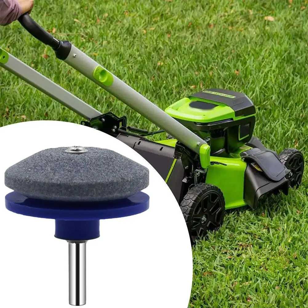 Electric Lawn Mower Knife Sharpening Stone Electric Sharpener Power Sander Head Grinding Whetstone Wear-resistant Wind Mowe Y5Q0