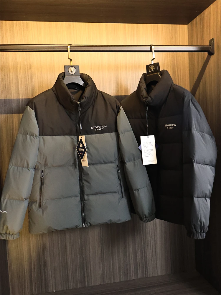 Jaket Pria Musim Dingin Aphene Technology Heated 90 Down High Loosen, Model Bread Sle, Hangat, Modis, untuk Kaum Muda Urban