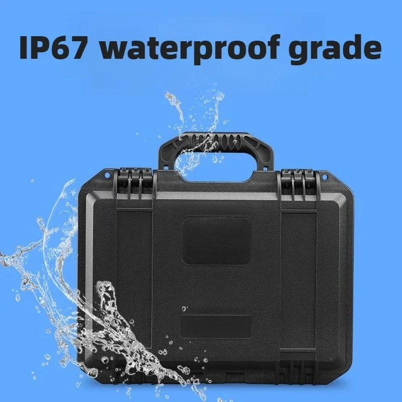 Waterproof tool carrying case, portable electronic toolbox, safe toolbox, multifunctional storage box, tool accessories