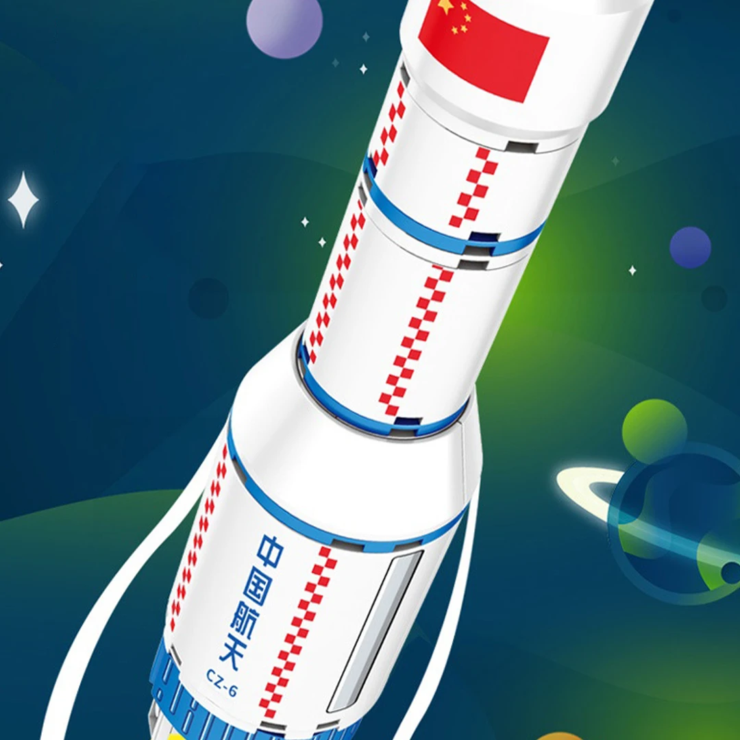 

360 шт., Детский конструктор Launch Space Rocket