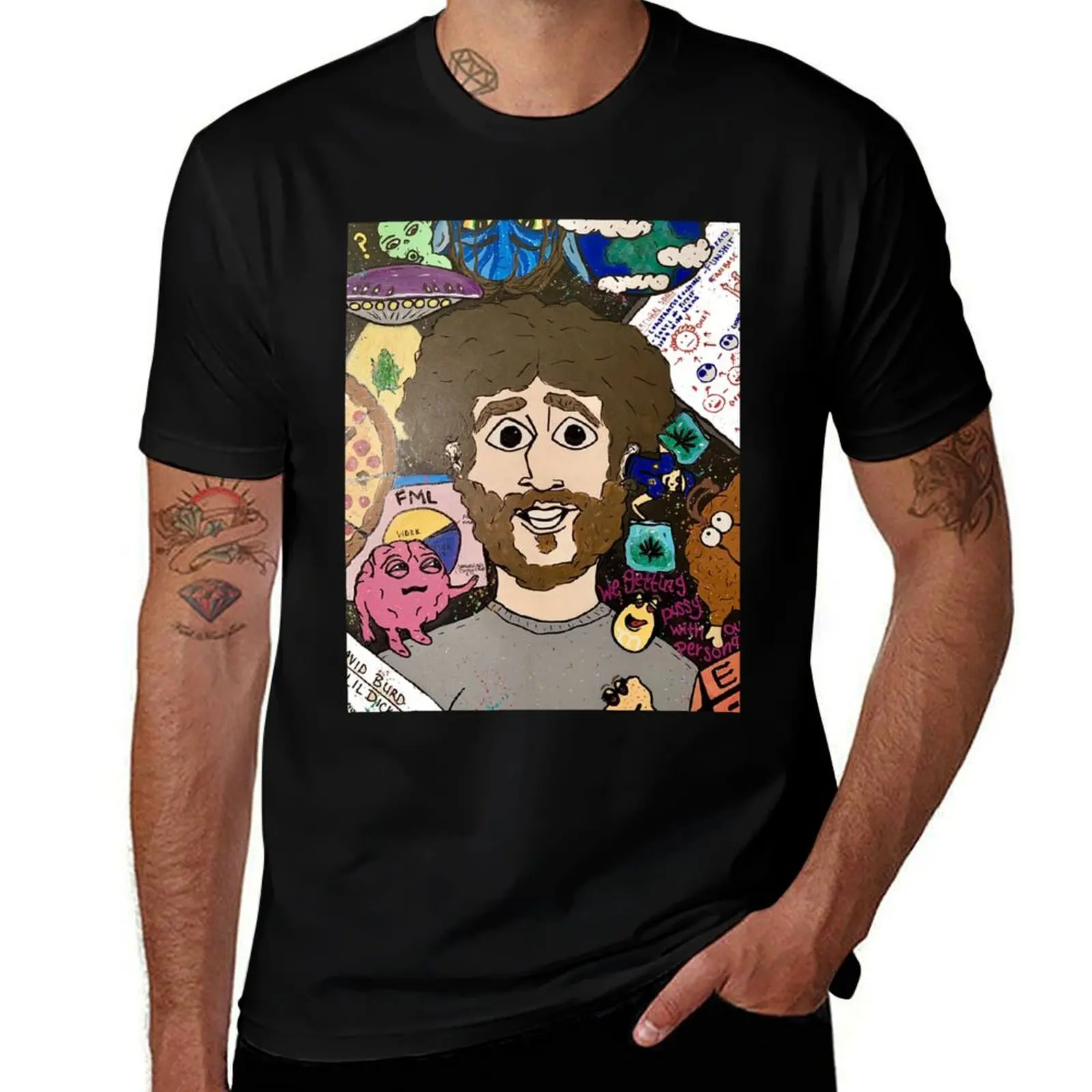 WE LOVE THE EARTH LIL DICKY T-Shirt Work Wear Lightweight Tee T-Shirt