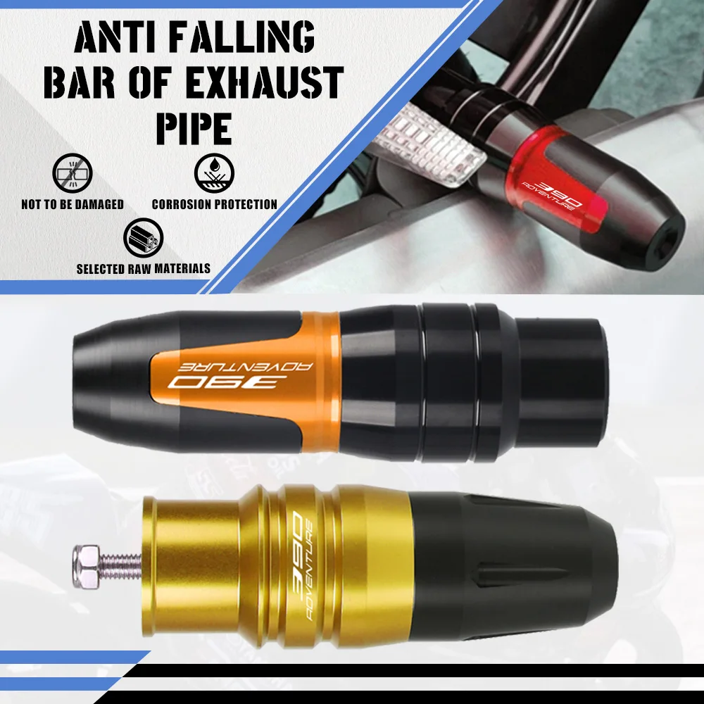 

Для Duke390 RC390 RC DUKE 390 ADV Защита от падения Слайдер выхлопной системы Crash Pad Обтекатель 390 Adventure Деталь с ЧПУ 2017-2025