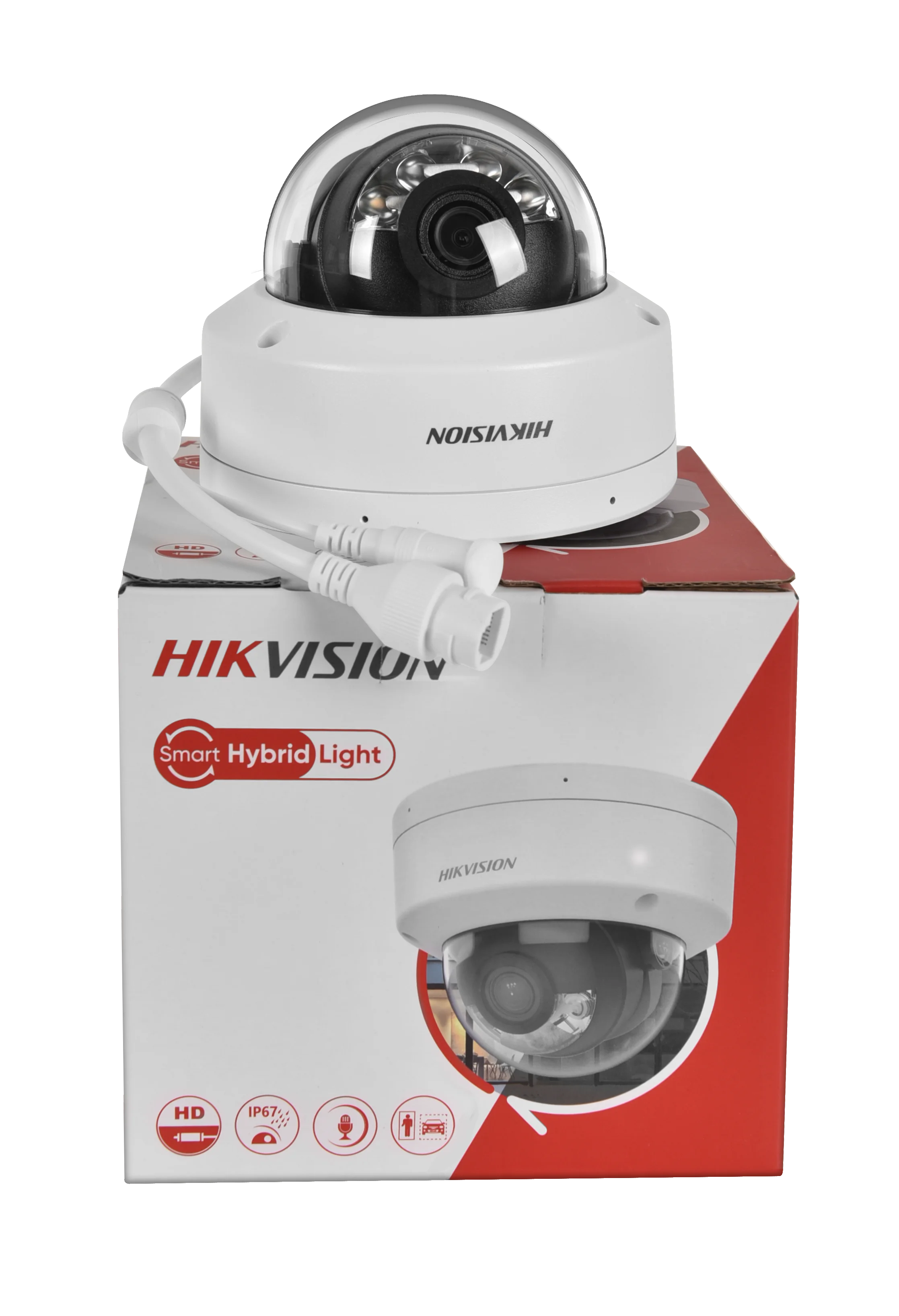 Hikvision 8MP ColorVu Smart Hybrid Light IP Camera DS-2CD1183G2-LIU MD 2.0 Human&Vehicle Detect MIC SD Slot IP67 POE CCTV IPC