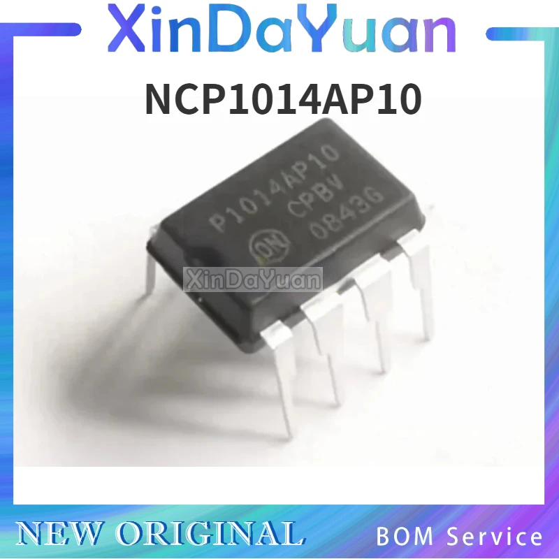 10 pcs P1014AP10  NCP1014AP10 DIP-7  Power Management Chip