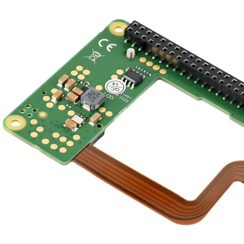1Pcs M.2 HAT+ Compact, Designed For Raspberry Pi 5, for NVMe Protocol M.2 Solid State Drive