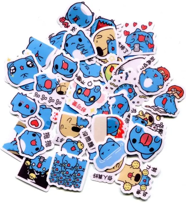 40pcs Bugcat Capoo 2-3cm diy cute STICKER Z705