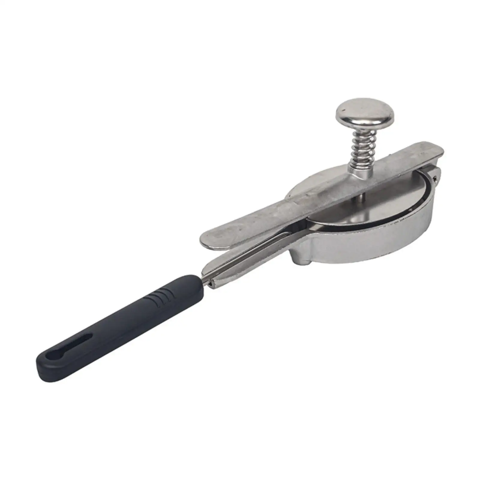 Stainless Steel Burger Press Patty Maker with Extended Grip for Comfortable Manual Hamburger Preparation Device
