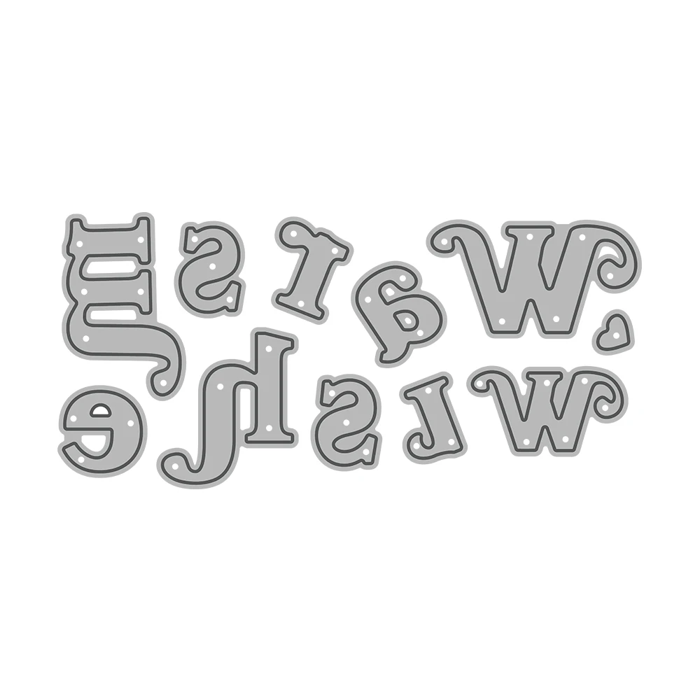 مانجو كرافت التمنيات الدافئة شاكر قطع يموت DIY بها بنفسك سكرابوكينغ لوازم المعادن يموت قالب السكين لصنع بطاقة الألبومات الحرف ديكور #2