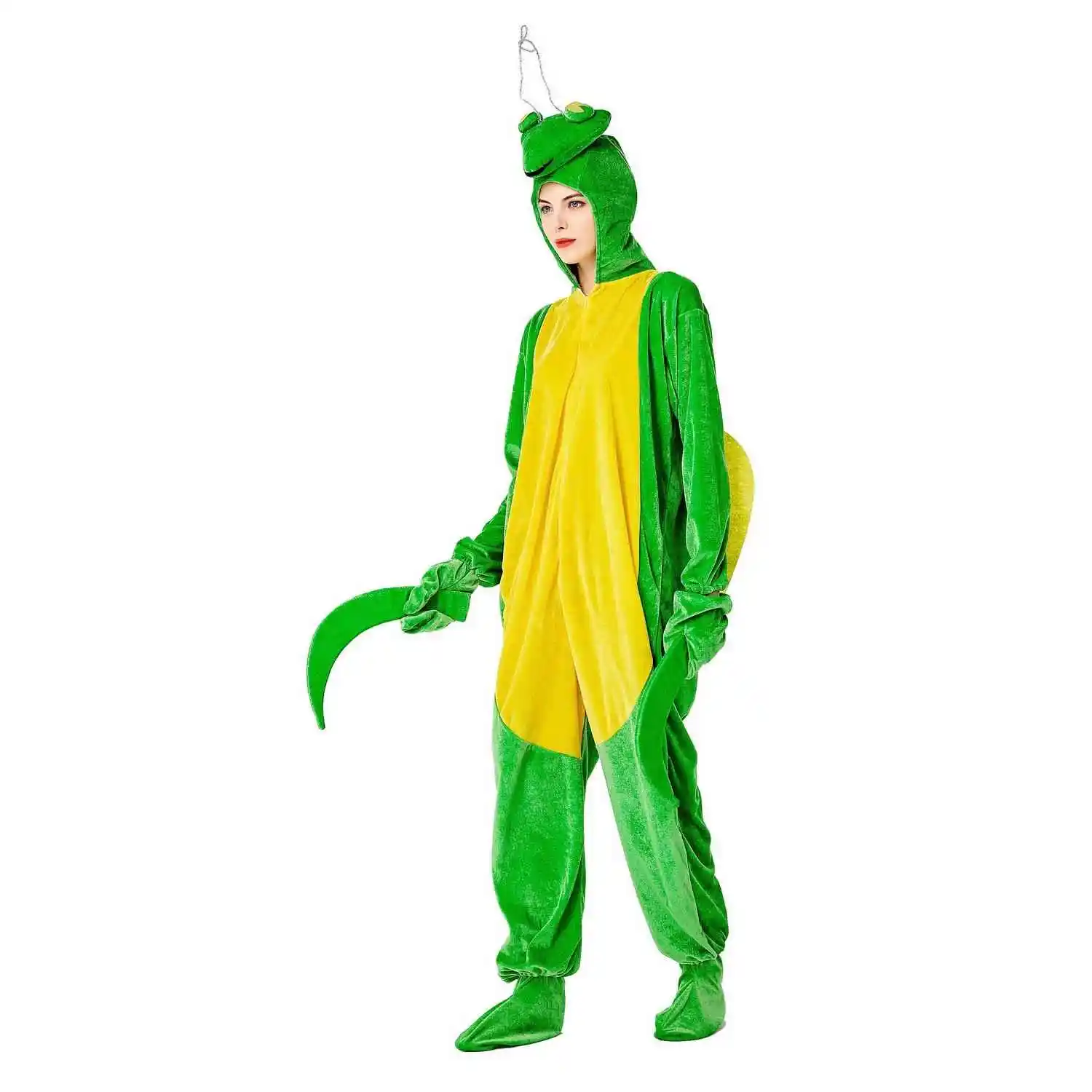 loween Garden Activi ex Coppia Costume animale Par Performance Suit Stampa Tuta in cotone 00% Costume di scena