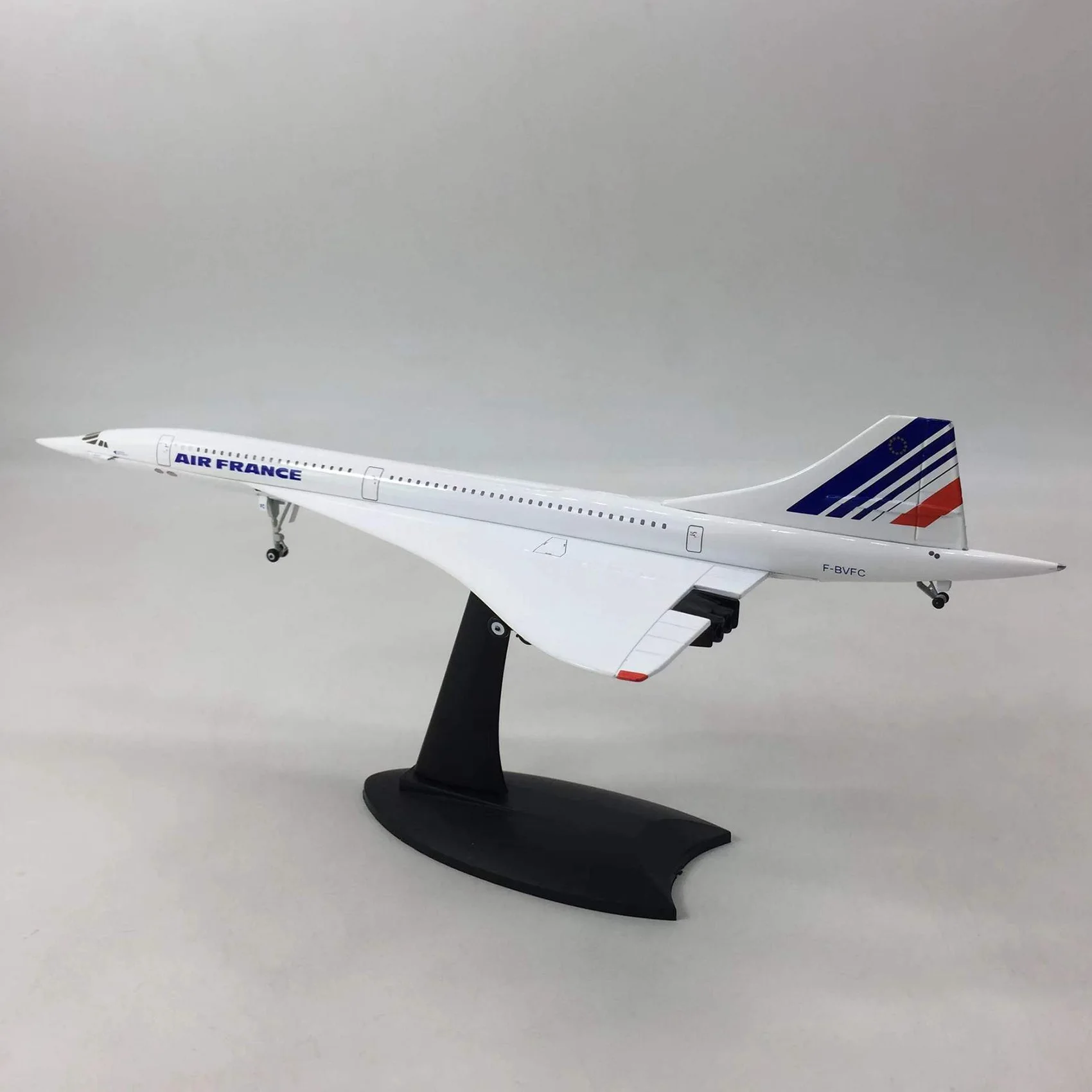 Imagem -04 - Avião de Passageiros Supersonic França Modelo Avião Exibição Estática Coleção 1: 200