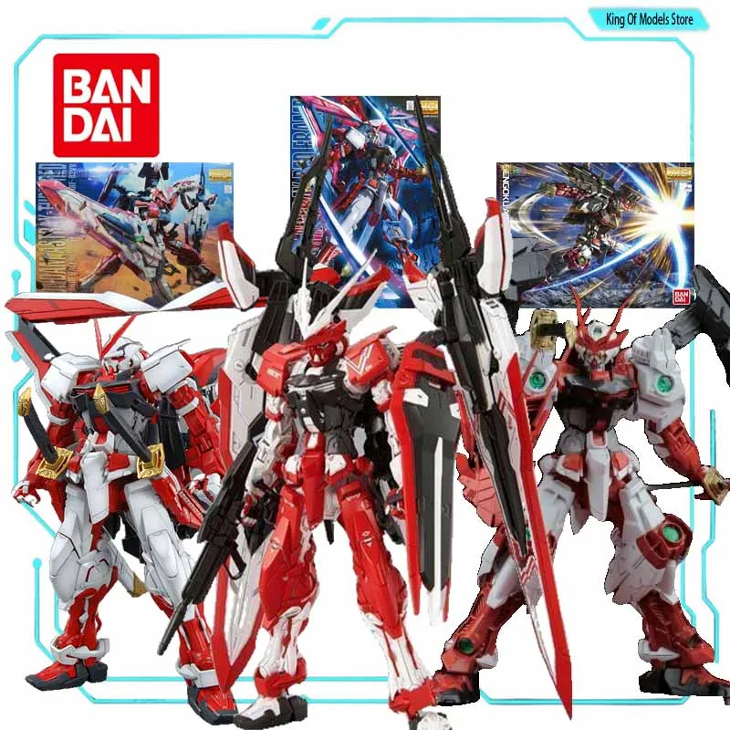 Bandai Original Model Kit GUNDAM MG RED Astray Red Frame KAI 1/100 Anime Action Figure Assembly Model Toys Model Gift for Boys