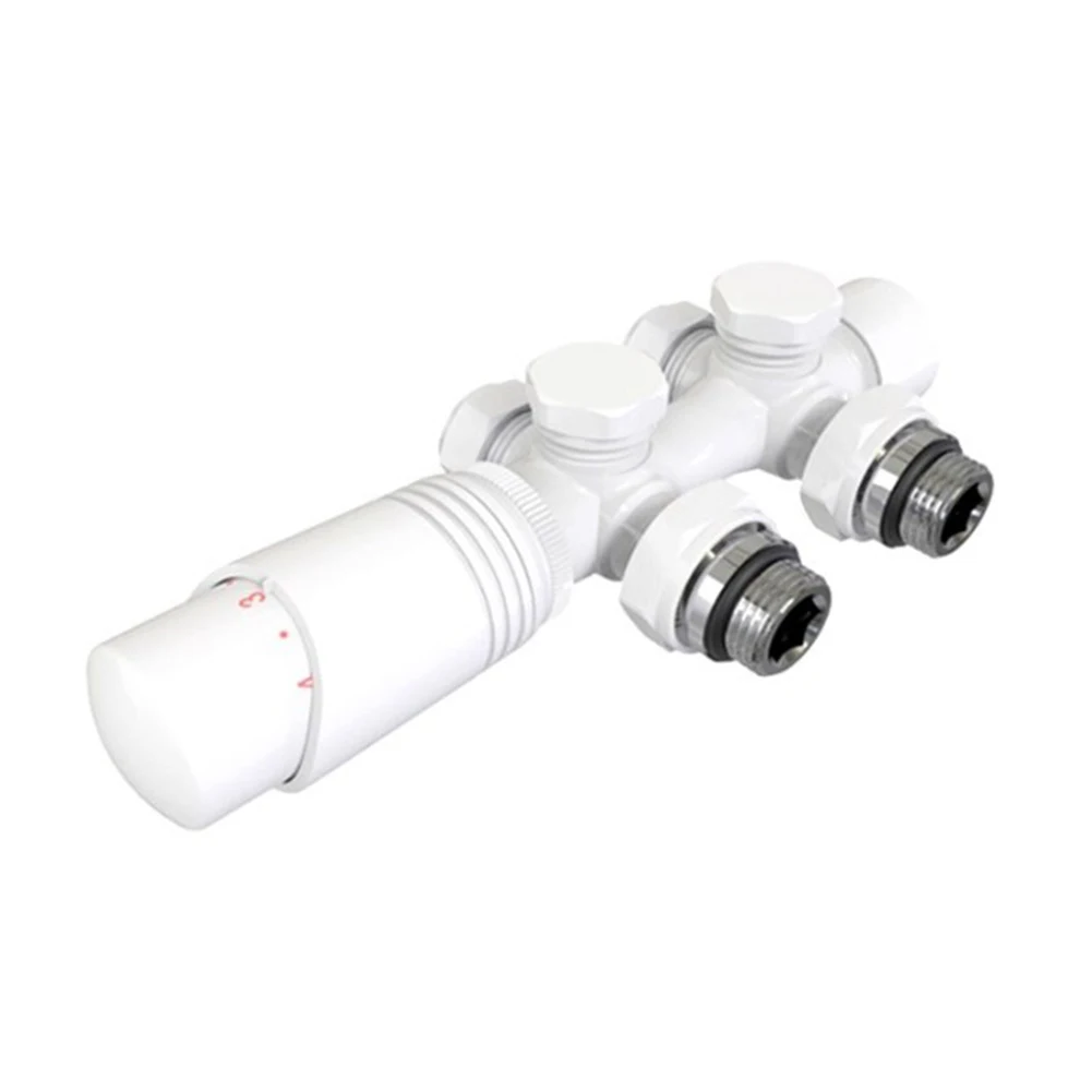 H Type Integrated Radiator Valve for Channel and Angle Use Features 7 Adjustable Levels for Temperature Control