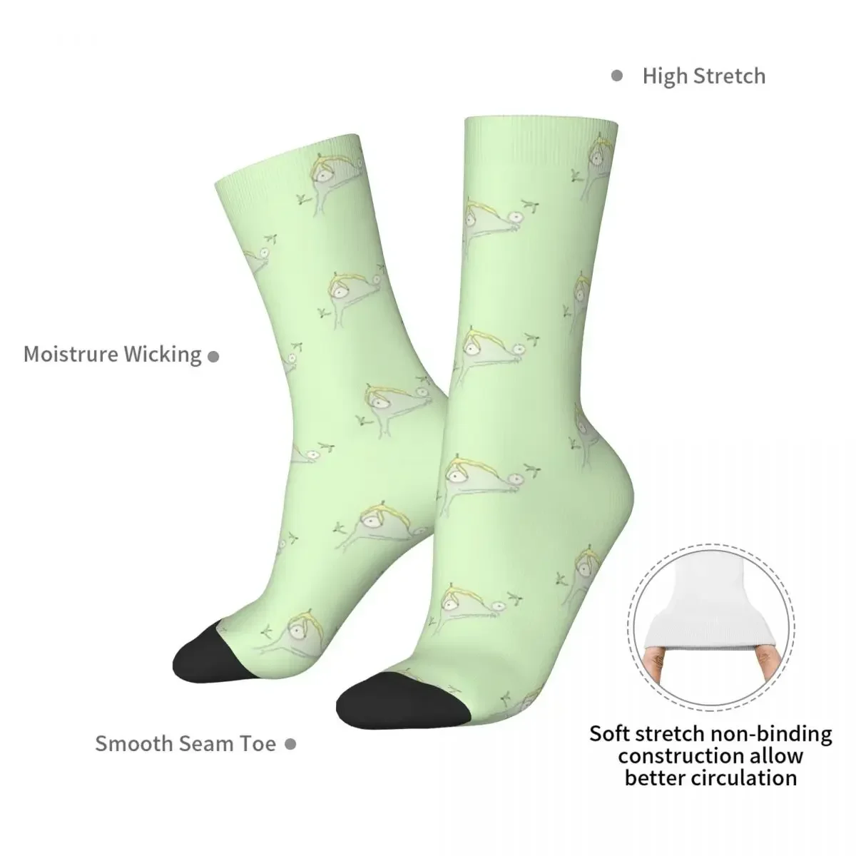 Rumple Buttercup By Matthew Gray Gubler Socks Sweat Absorbing Stockings All Season Long Socks Accessories for Man's Woman Gifts