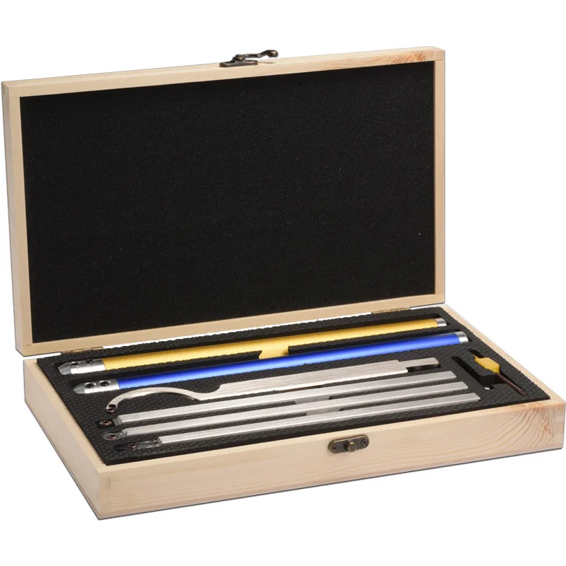 Woodworking Turning Tool Set Woodworking Chisel Carbide Blade Tool Stainless Steel Rod Aluminum Handle Woodworking Turning Tool