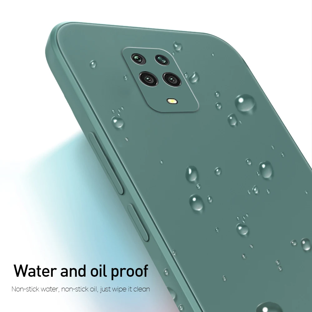 Cute Liquid Silicone Matte Case para Xiaomi Redmi, Câmera Protetora Fina Capa Traseira, Original, Note 9 Pro Max, 9S, 9T, Note9pro