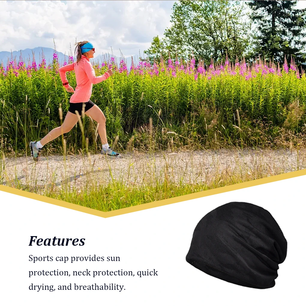 Summer Cool Running Cap Breathable Sport Caps Hiking Baseball Beanie Print Lightweight Portable Men Women Hats Orange