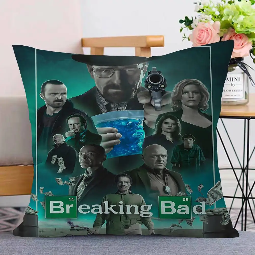 Rertro Breaking Bad Movie Film Midcentury Art Personalized Pillow Cover Kids Bedroom Party Decor Pillowcase kid shower Gift