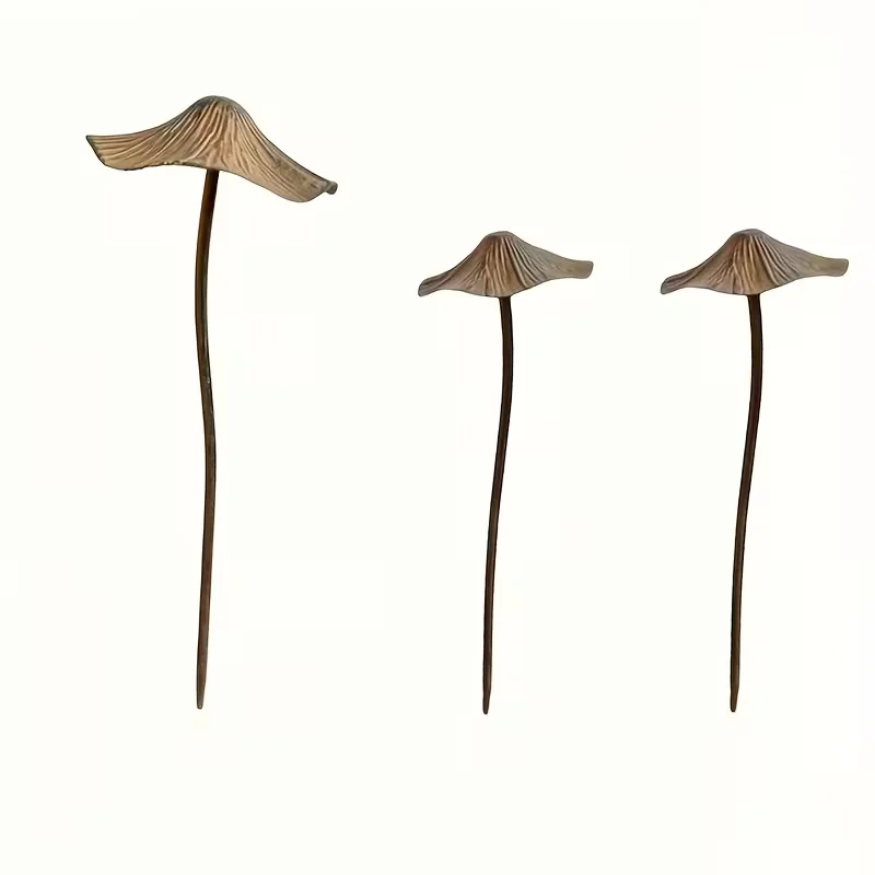 Retro Metal Rusty Mushroom Garden Decoration Set, Outdoor Rusty Mushroom Plaque,For Lawn, Garden Decoration,Christmas Decoration