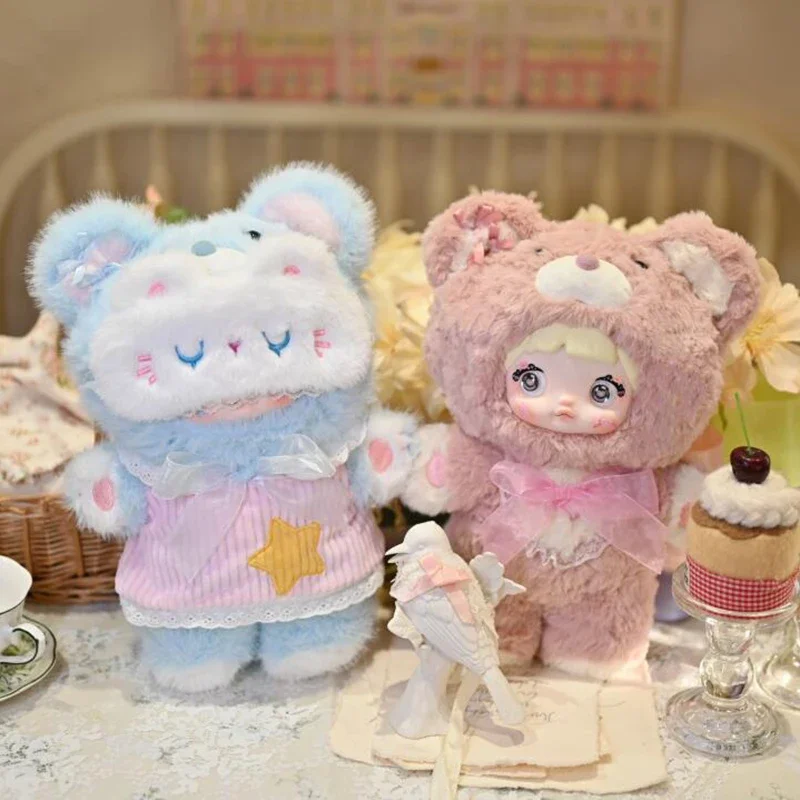 Nommi 400 دمية الفينيل Goodnight Bear سلسلة Nommi صندوق أعمى غرفة الديكور جمع دمية صندوق غامض اللعب عيد الميلاد مفاجأة هدية