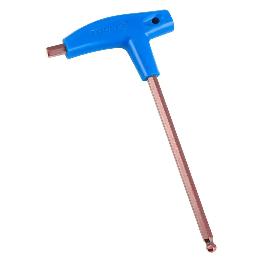 T25 Wrench Extended Handle Good Toughness Double-ended High Torque 25 Degree Tilt Alloy Steel Hex Key Wrench for Refit