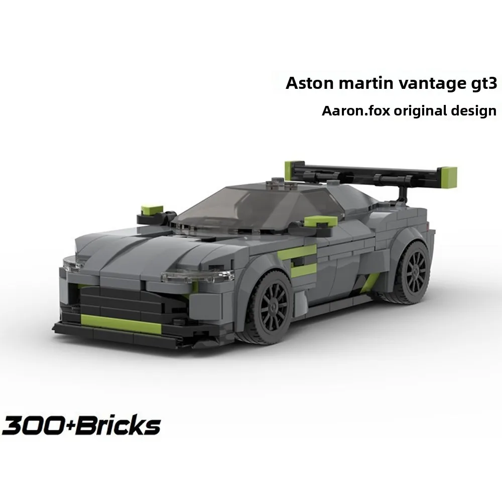 

2025 New Assembled Building Blocks Aston Martin Vantage Gtr Speed Series Racing Car Model Toy - Adult Gift & Decoration