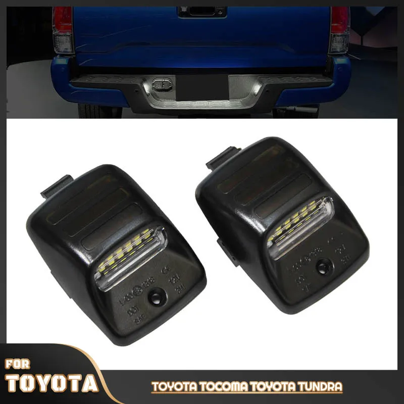 

2 шт., подсветка для номерного знака Toyota Tacoma 2005-2015 Tundra 2000-2013