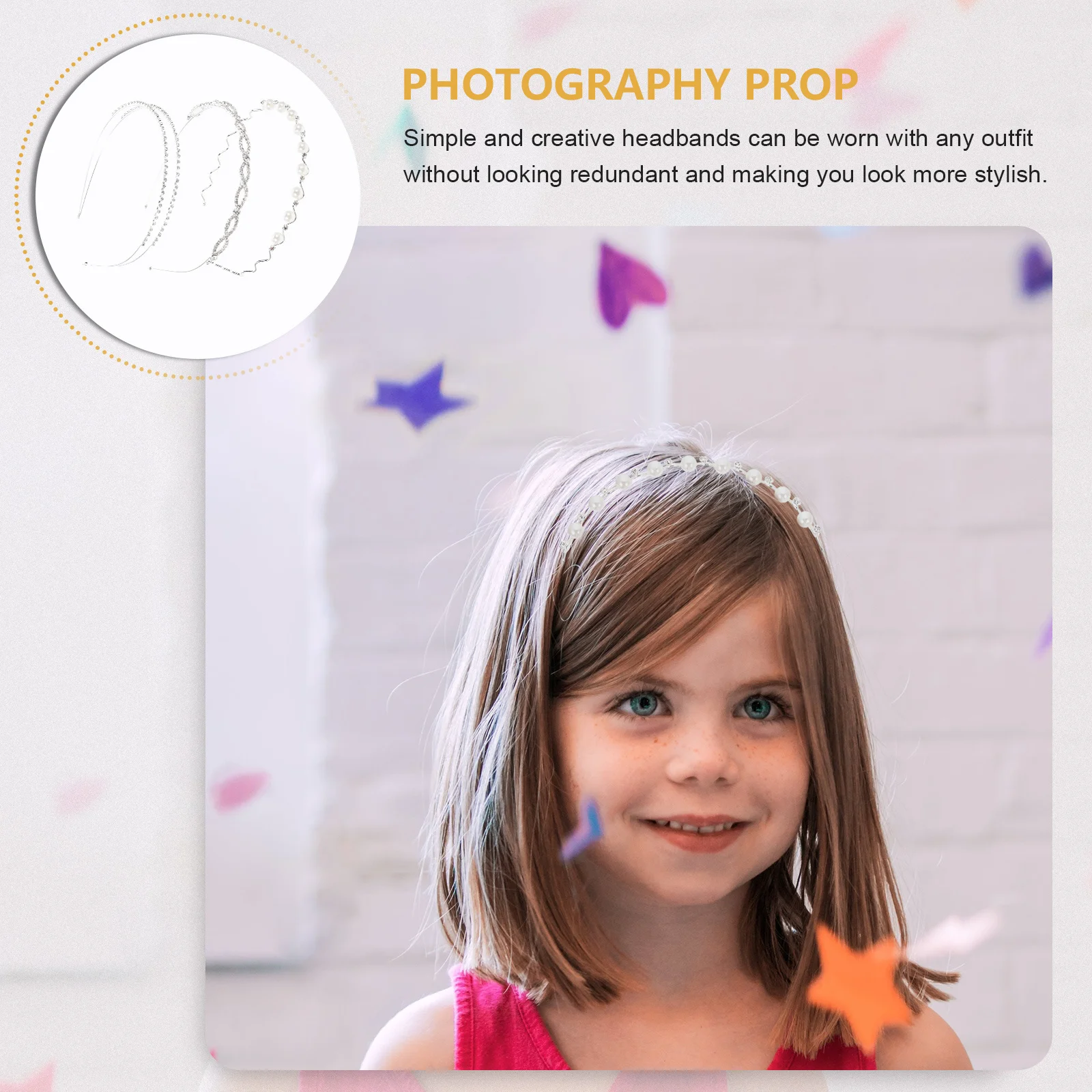 

3pcs Pearl Design Headbands Exquisite Decorative Hair Hoop For Women Wedding Party Bride Headdress Fashion Hair Accessories