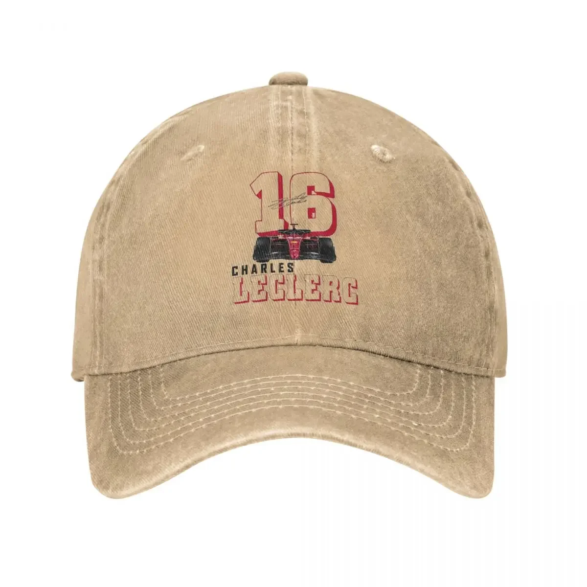 

16 Charles Leclerc Baseball Caps Merch Casual Distressed Denim Car Race Sun Cap Unisex Style Outdoor Running Golf