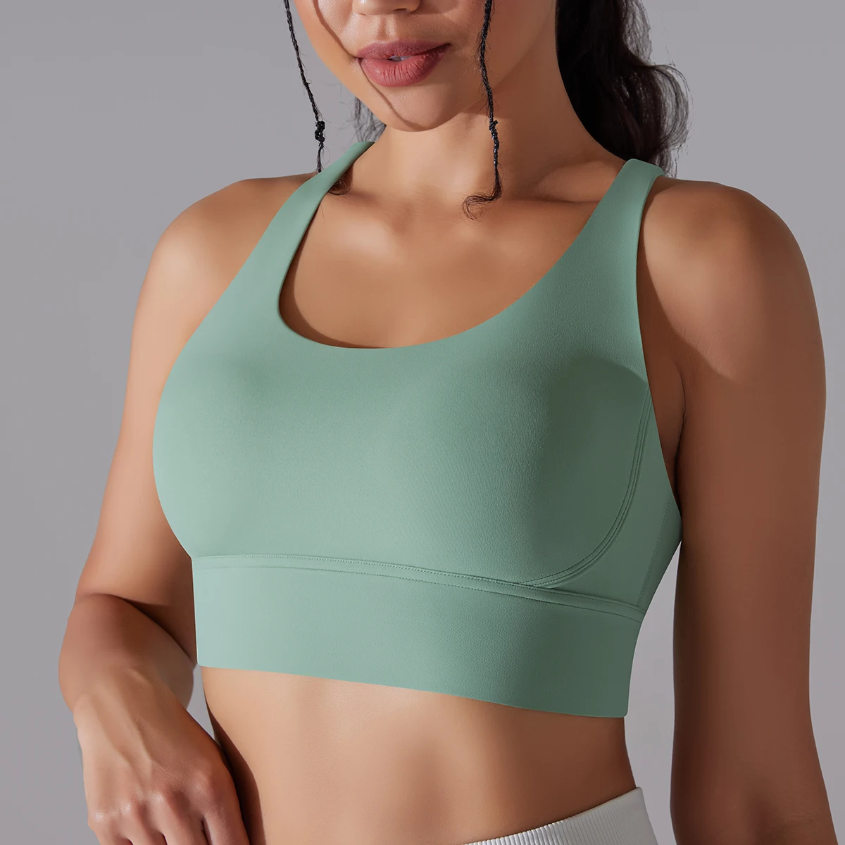 Frauen Yoga BraTank Tops für Fitness Nacktes Gefühl Sport Bh Gym Weste Frauen Leibchen Workout Unterwäsche Sportswear Outfit – Detail 11