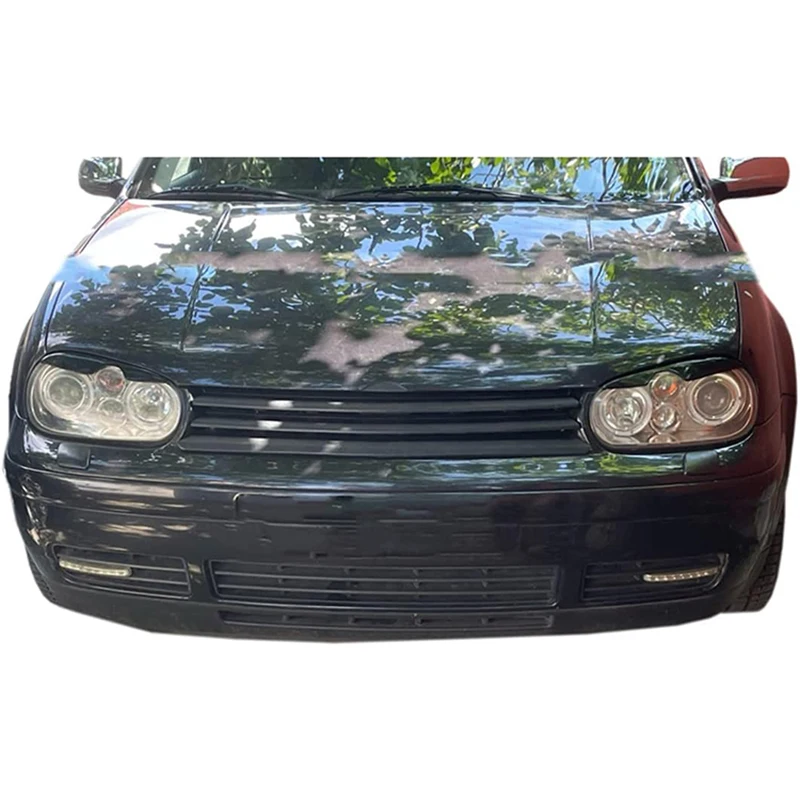 For Volkswagen VW Golf 4 MK4 GTI 1997- 2003 High Quality ABS Car Eyelids Lids Auto Headlight Lamp Eyebrows Cover Trim Stickers