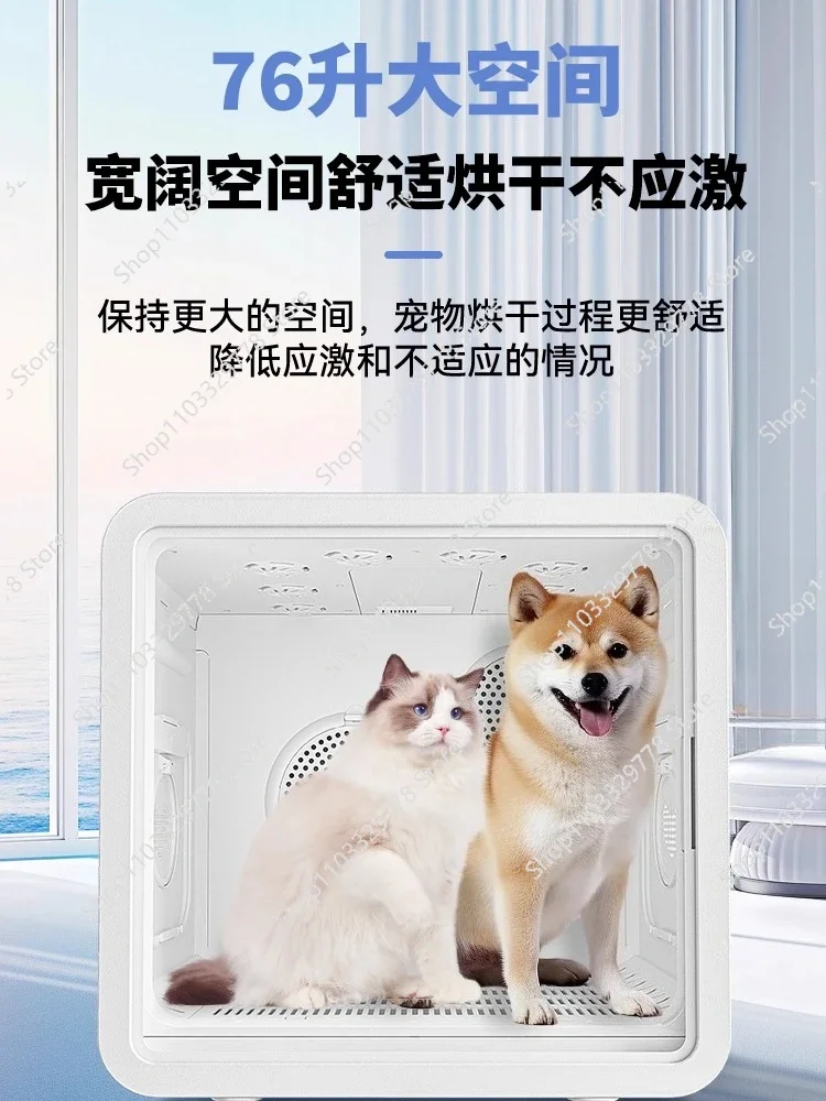 Pet drying box Automatic cat smart water dryer Household small dog bathing artifact Dog hair dryer