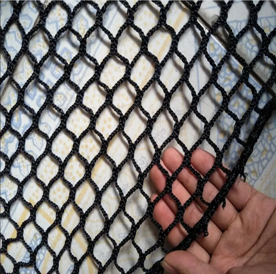 Black Soccer Backstop Net, Solid Golf Ball Hitting Netting ,Sports Practice Barrier Net,Garden Net Balcony Protection Safe Net - Image 4