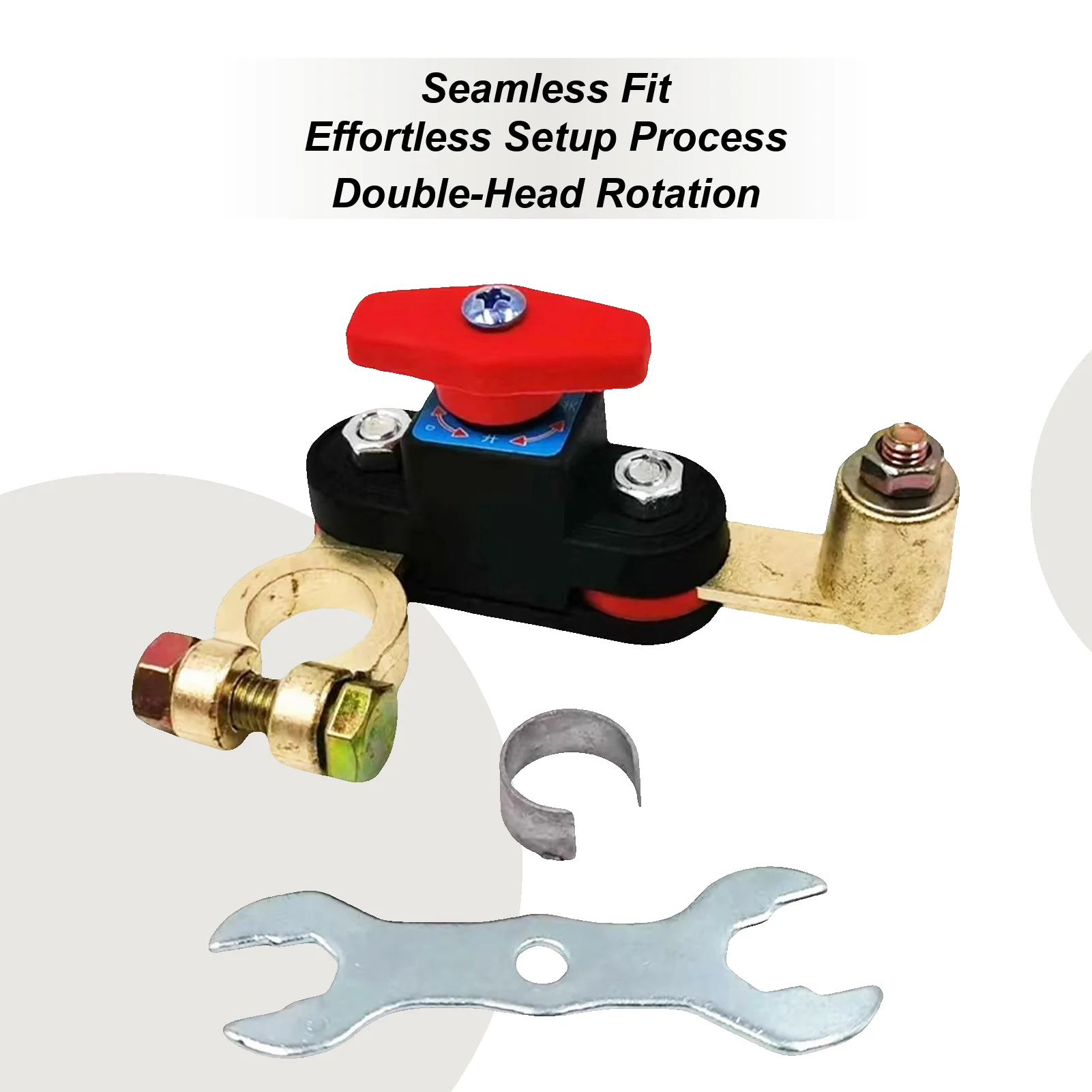 

Battery Shut Off 12-48V Power Cut Off Auto Battery Disconnector For Marine Boat Home Electrician Engineering Inspection Vehicle