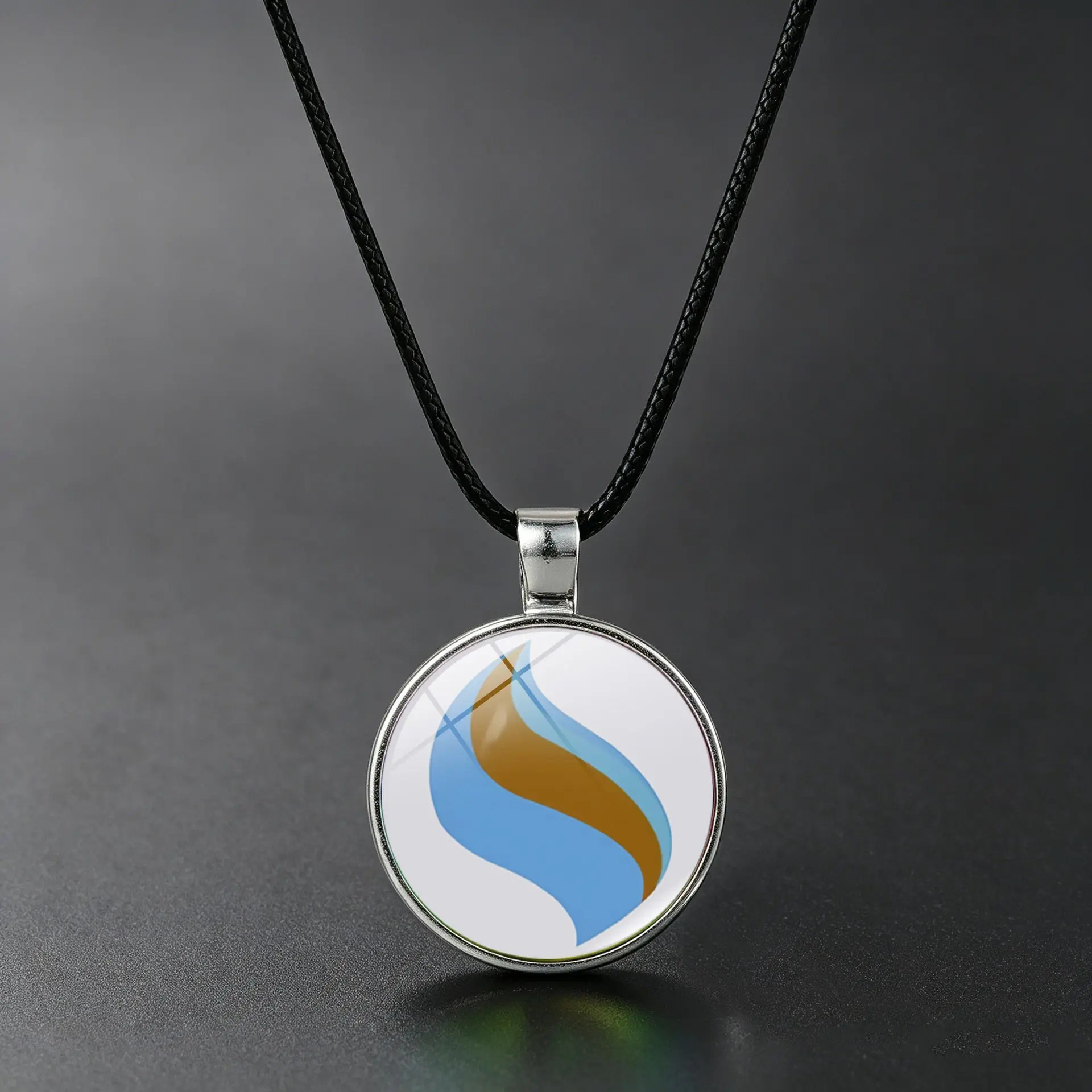 Pokémon Charizard Mega Stone Leather Cord Necklace Light Vintage Wearable Metal Pendant Daily Matching Ornament view 5