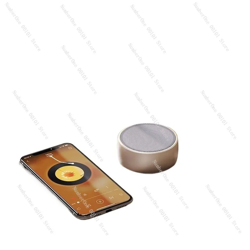 

Small steel cannon wireless bluetooth metal speaker mobile phone mini portable large volume small audio card lossless sound