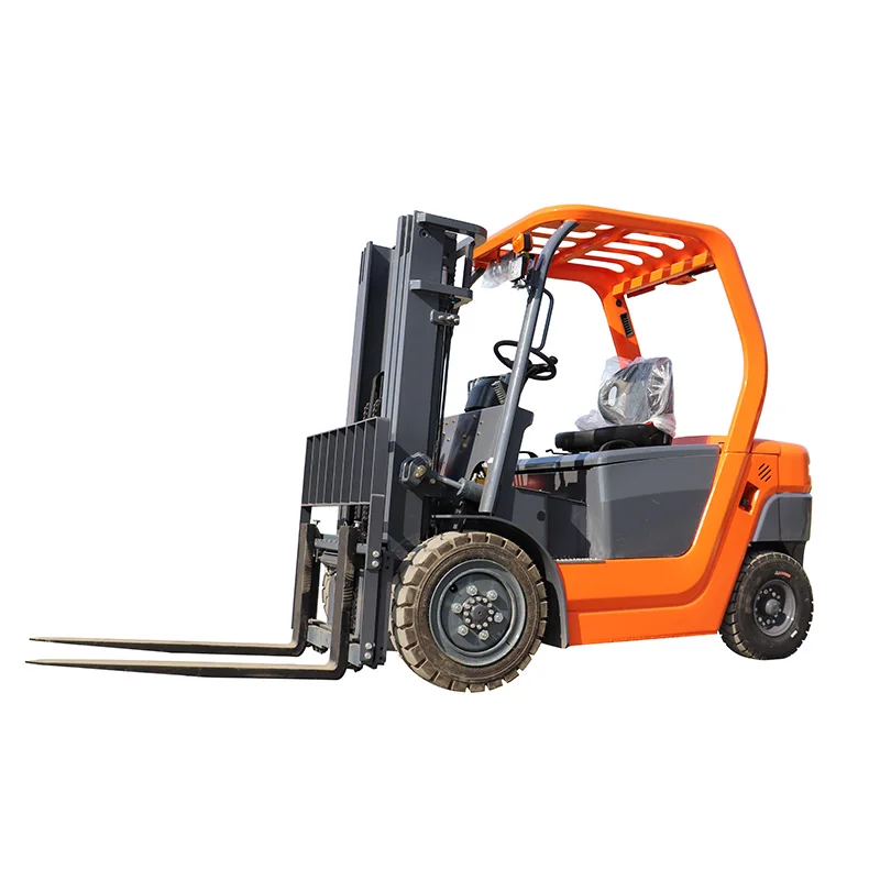 Low cost material handling equipment 4 wheel electric forklift trucks for workshop