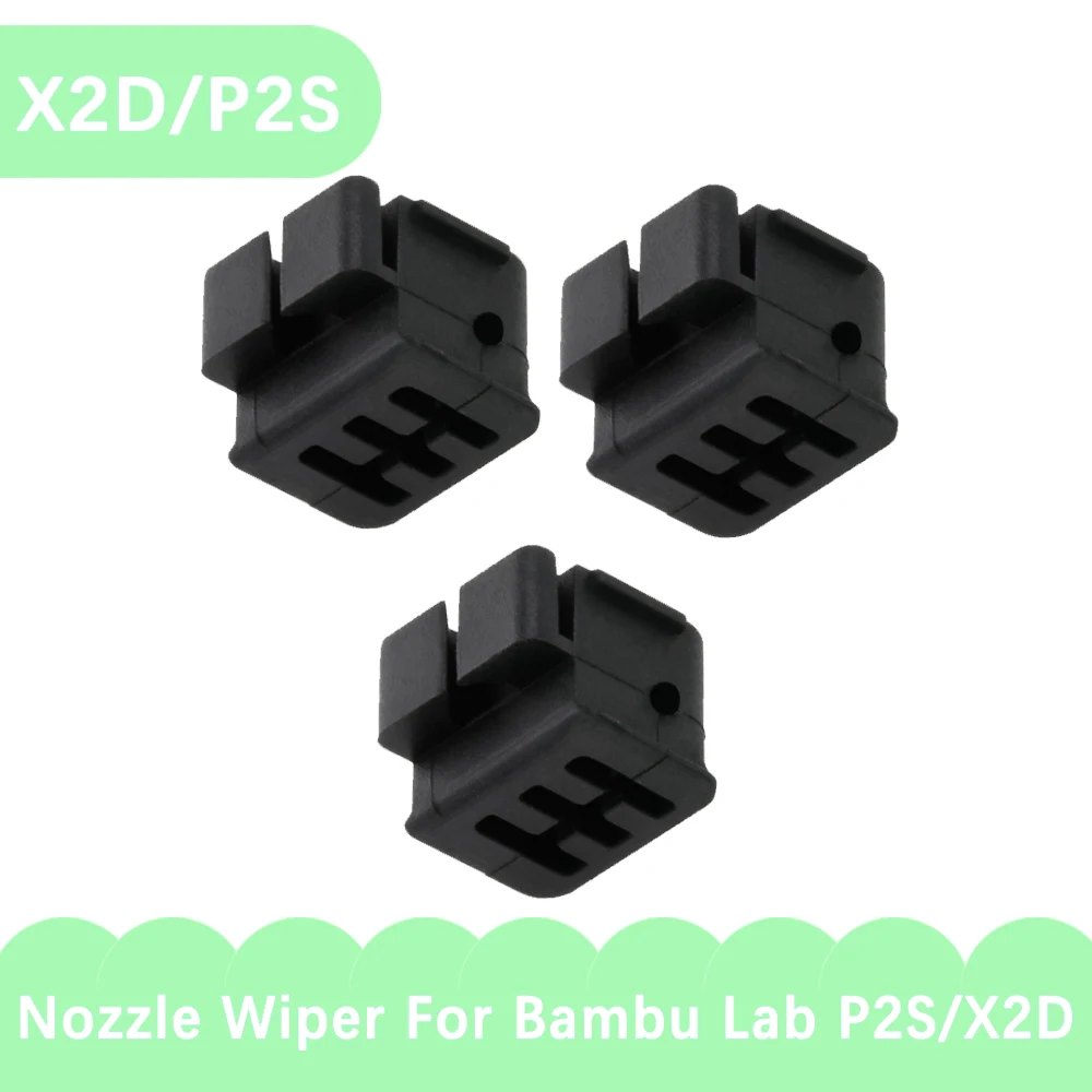 Nozzle Wiper For Bambu Lab P2S/X2D Silicone Brush High Quality Hotend Nozzles Cleanning Tool For Bambulab P2S Cleaner Parts