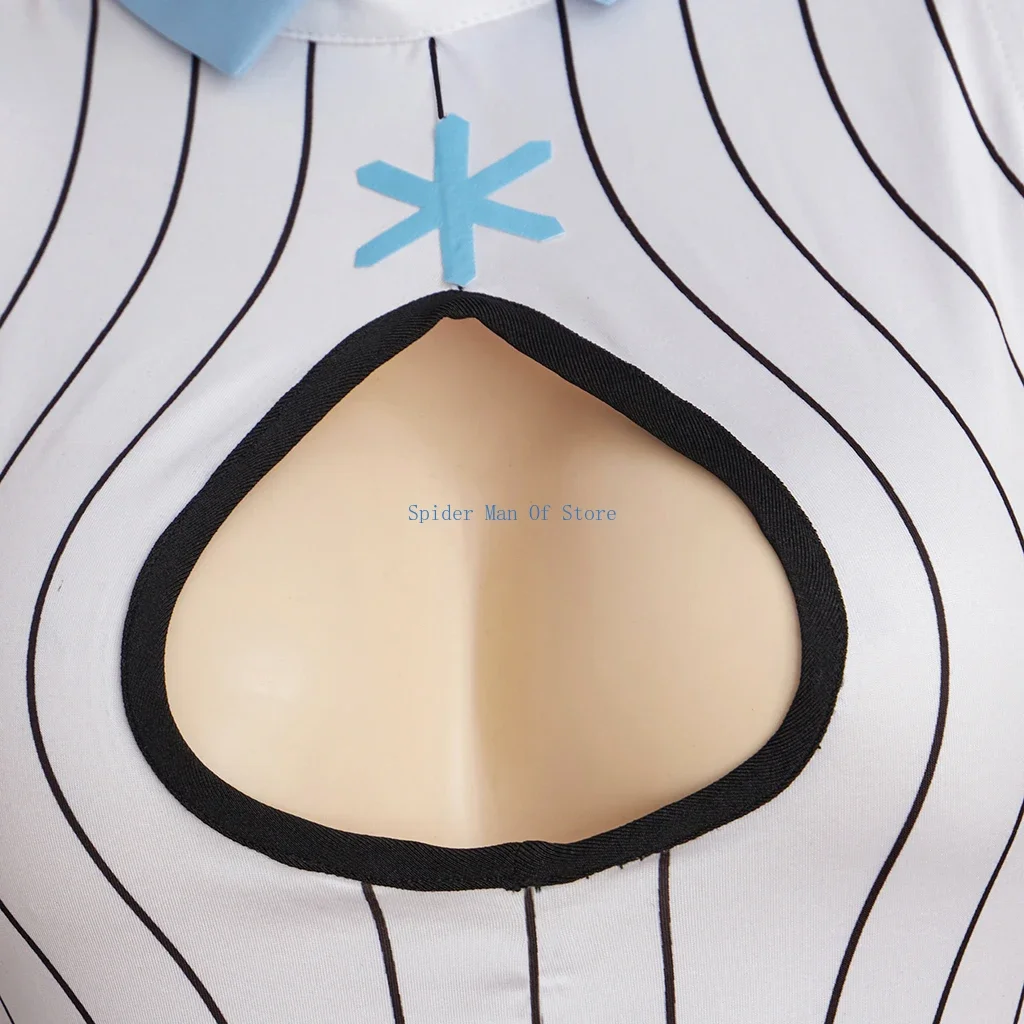 Orihime Inoue تأثيري حلي مثير قميص أبيض تنورة دعوى هالوين كرنفال حلي