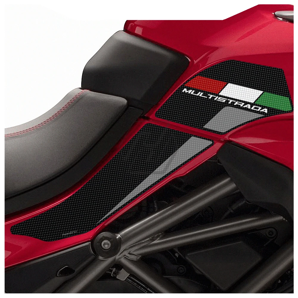 For Ducati Multistrada 1200 1260 2015-2020 Sticker Motorcycle Anti-slip Side Tank Pad Protection Knee Grip Mat