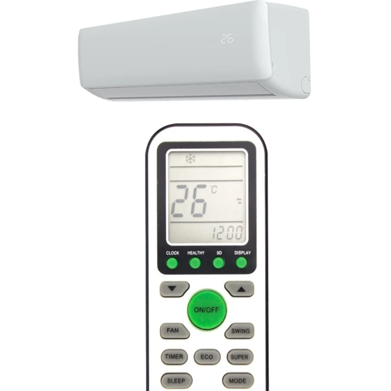 Air Conditioner Remote Control for BSV09H GYKQ36 Air Conditioner Controller Easy to Use, Compatible for Various Devices