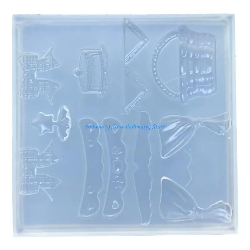 

573B Accessory Molds Suitable for Craft Epoxy Charm Flexible Mold for Projects