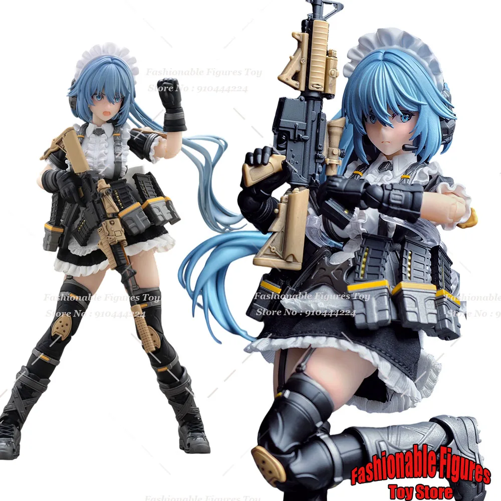 

Snail Shell RA-02 1/12 Women Soldier Tokiwa Kazune Kawaii Maid Killer Fighting Girl 6" Action Figure Full Set Model Collectible