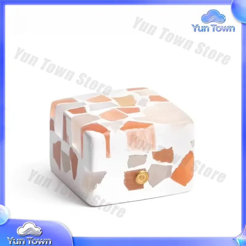German High-End Broken Light Sugar Cube Ore Night Light for Charging Touch Bedroom Sleep Table Atmosphere Decor