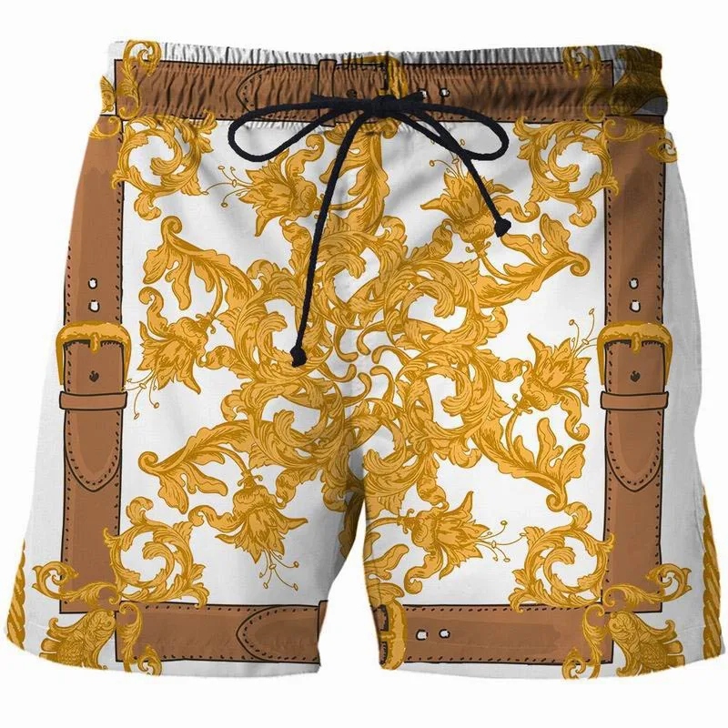 3D Chain Pattern Print Clothing Fashion Men Women Shorts Plus Size S-7XL Streetwear Pants Cargo Shorts Men Basketball Summer