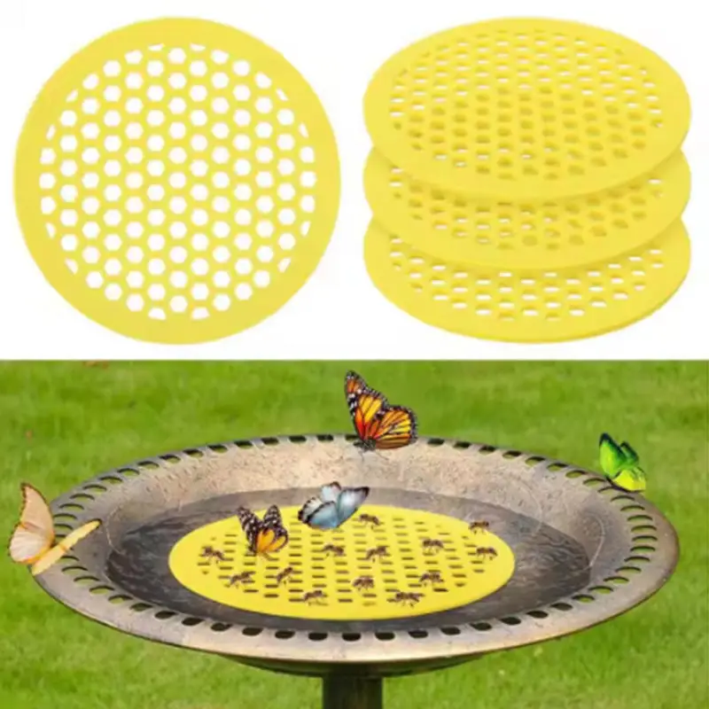 Floating Bee Island-Bee Waterer Bee Insect Drinking Tray Beekeeping Setups Luring Insect Waterer Island Tray Home Garden
