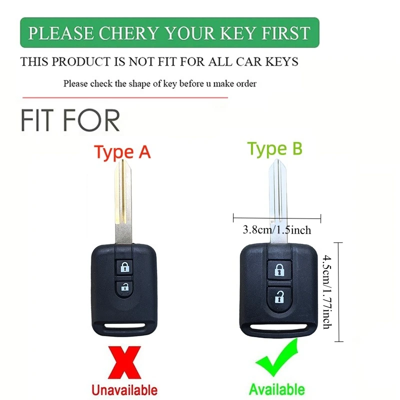 Car Key Silicone Case Fob Rubber Cover For Nissan Micra K12 Note Navara Qashqai J10 Primera Almera Sunny X-Trail Accessories