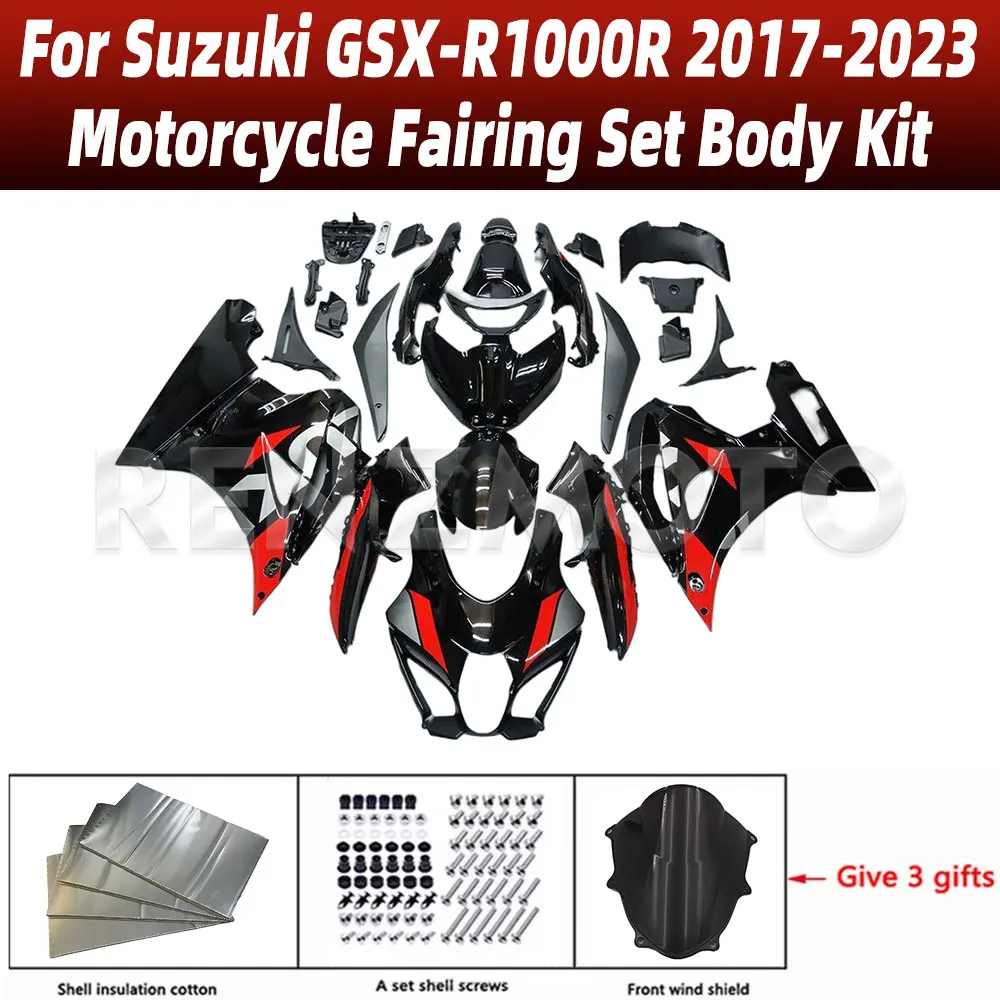 

GSXR 1000 For Suzuki GSX-R1000R 2017-2024 Motorcycle Set Body Kit Fairing GSXR1000 17-24 Plastic Guard Plate Shell S1017-102a
